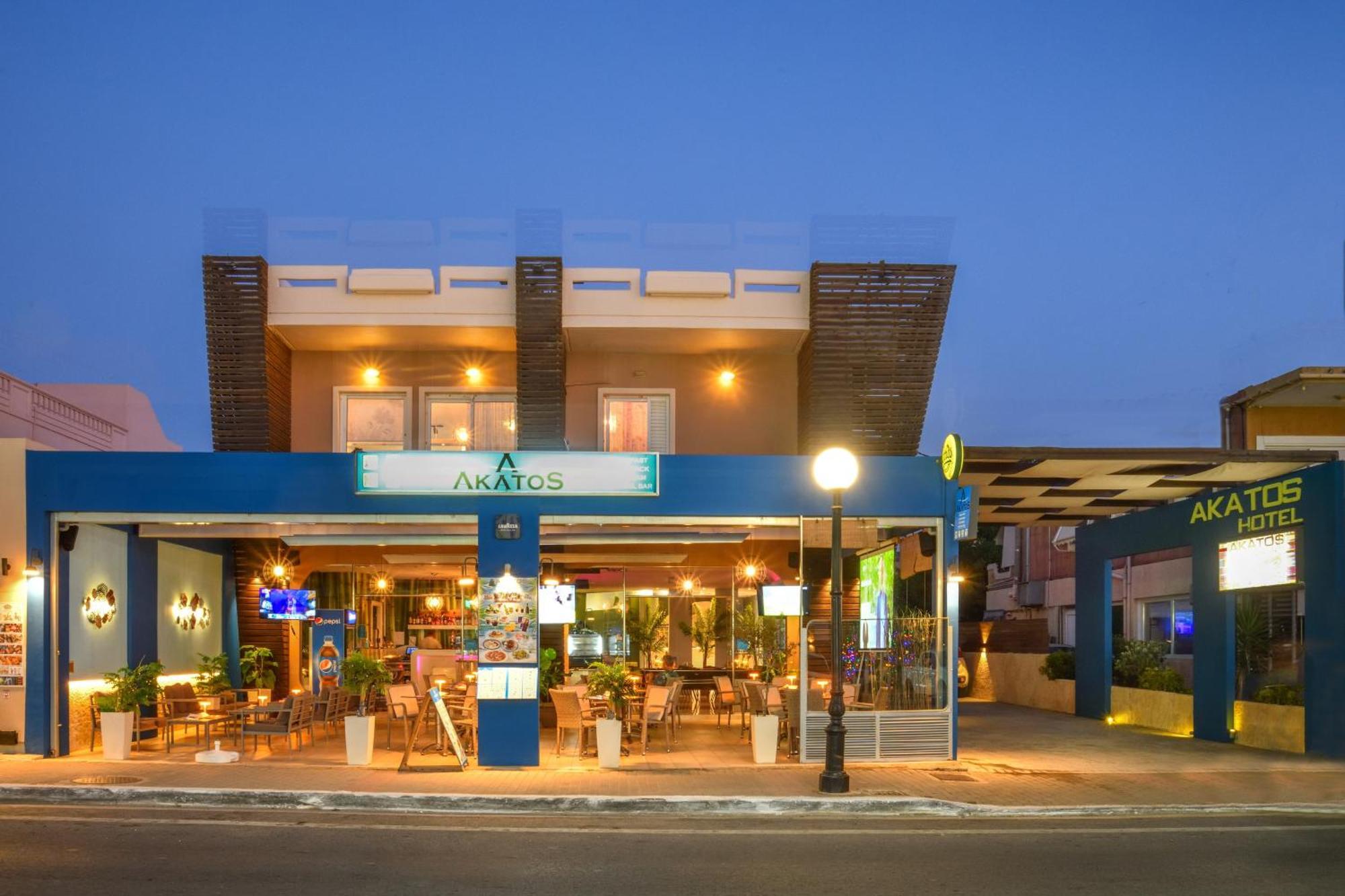 Akatos Hotel Agia Marina Екстериор снимка